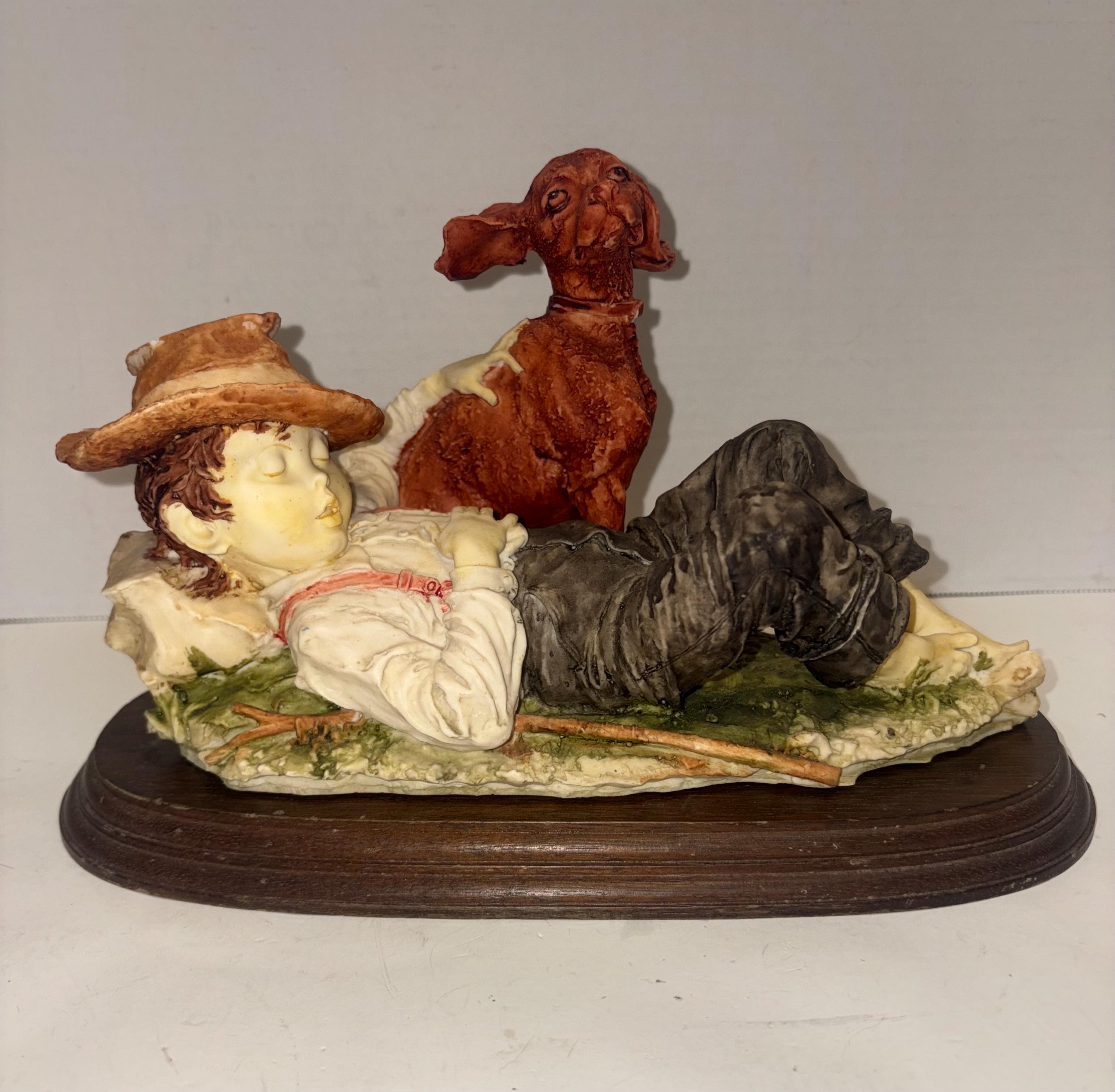 Boy With Dog Armani - Etsy