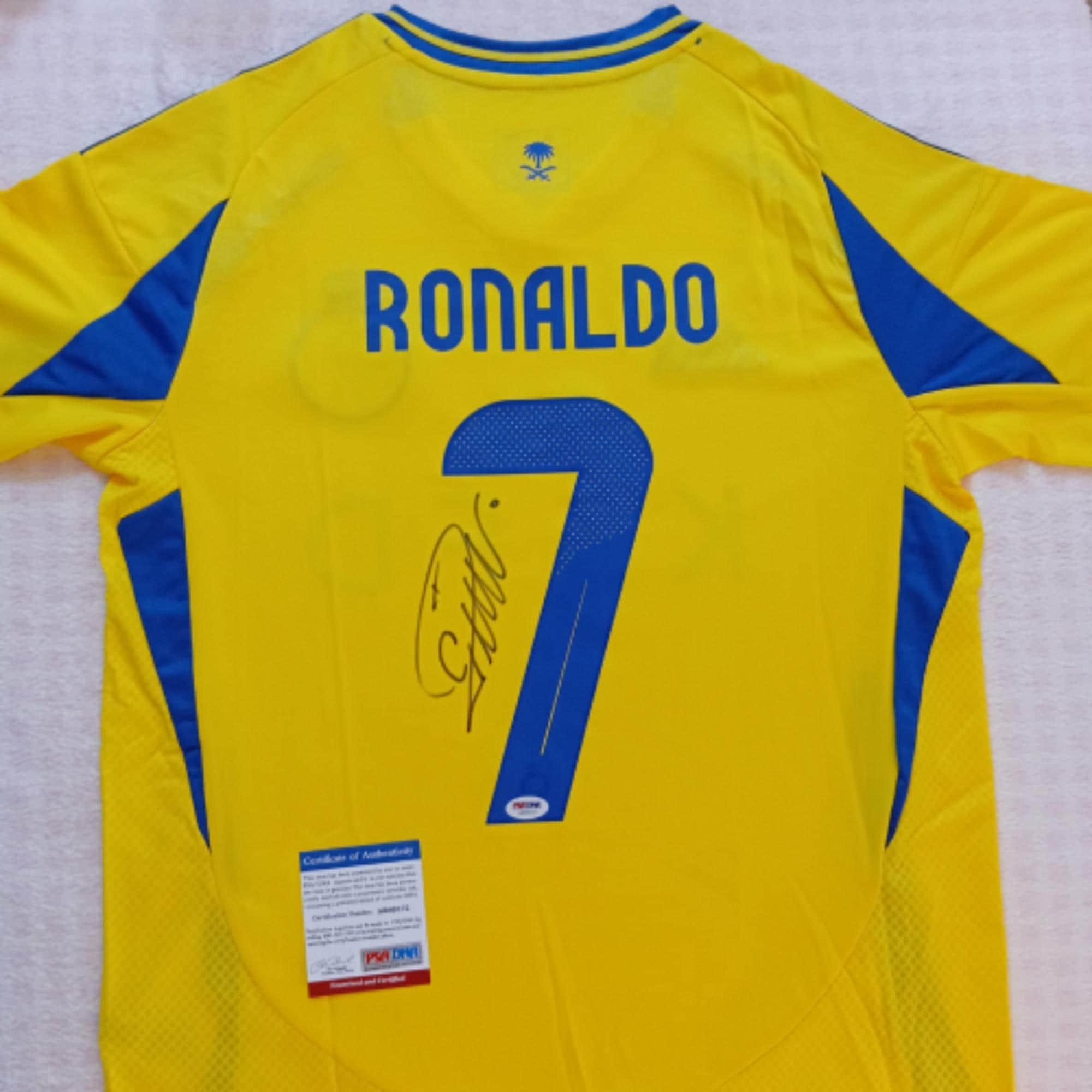 Ronaldo signed jersey al nassr - Etsy 日本