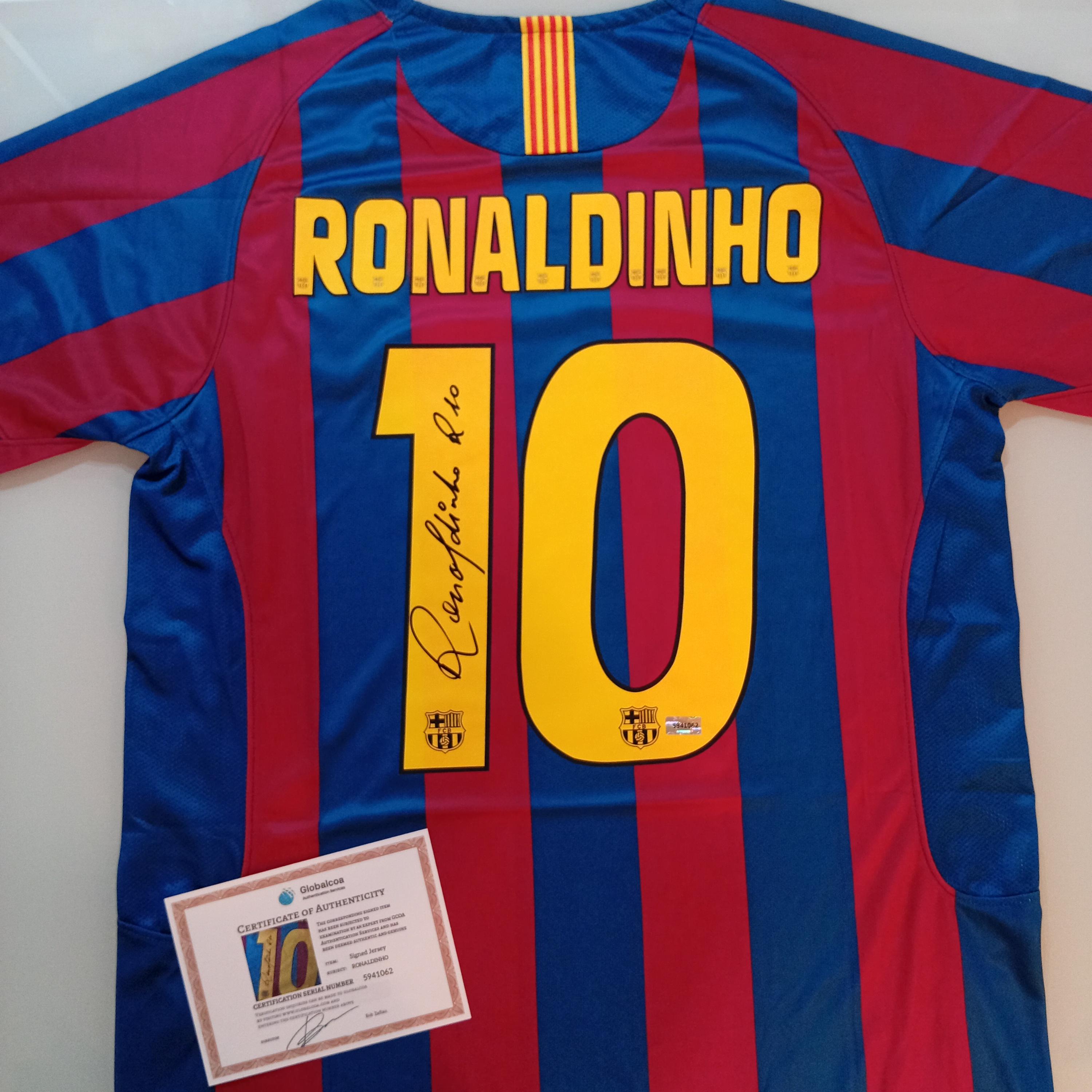 Ronaldinho barcelona jersey - Etsy 日本