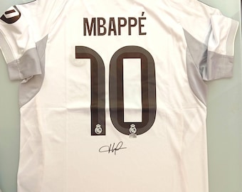 キリアン・ムバッペ直筆サイン入りユニフォーム (額縁付) キリアン・ムバッペ 直筆サイン入りカード RPC ミント。 - Etsy 日本