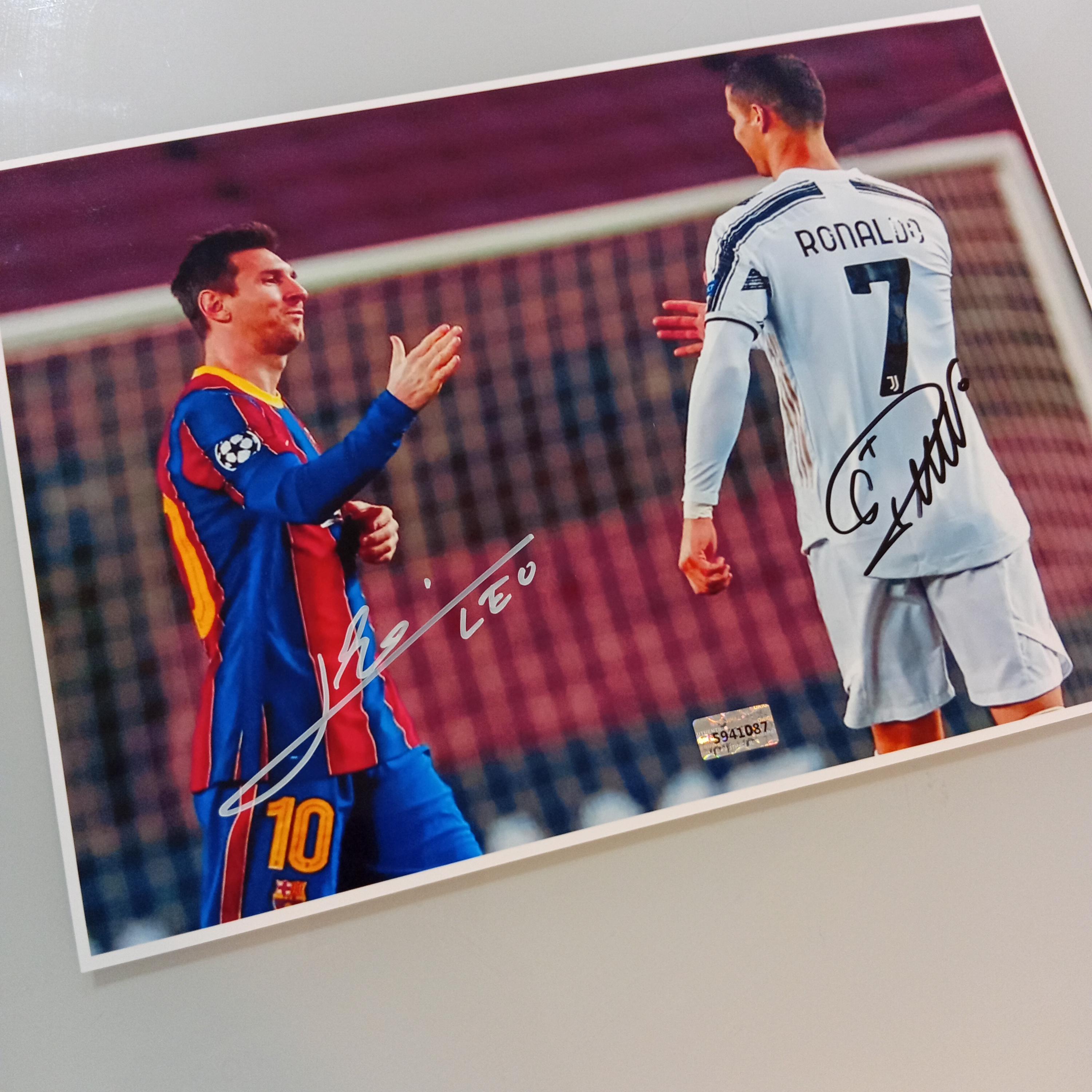 Cristiano ronaldo autographed card - Etsy 日本