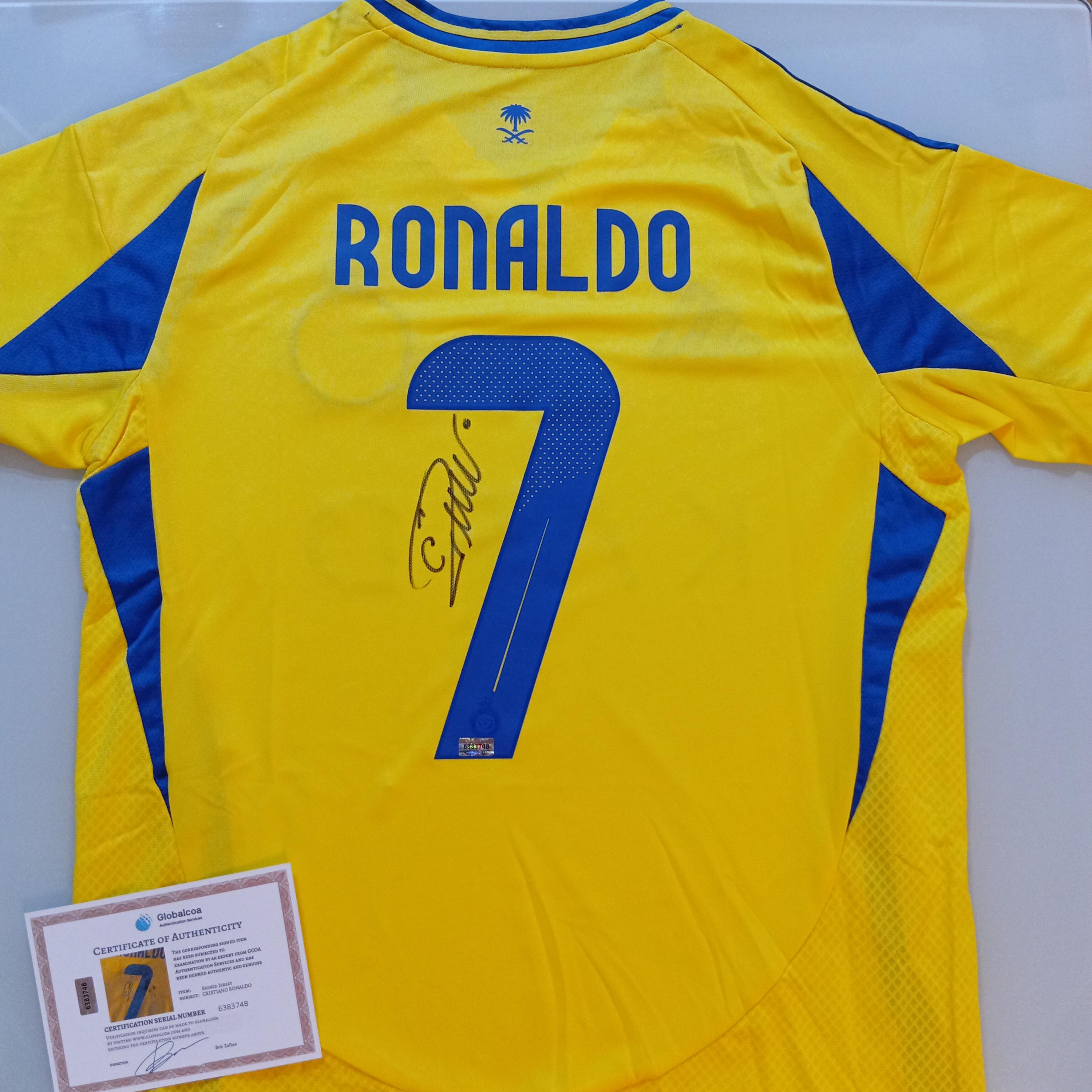 Ronaldo signed jersey al nassr - Etsy 日本