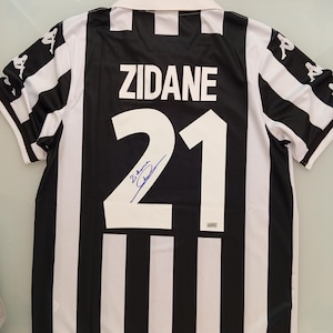 Juventus Home Jersey #21 Zinedine Zidane – Signed Football Shirt