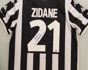 Juventus Home Jersey #21 Zinedine Zidane – Signed Football Shirt