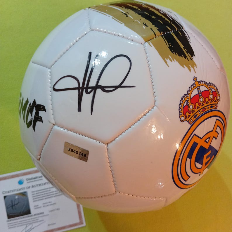 Kylian Mbappe Signed Autographed FC Real Madrid Soccer Ball With COA