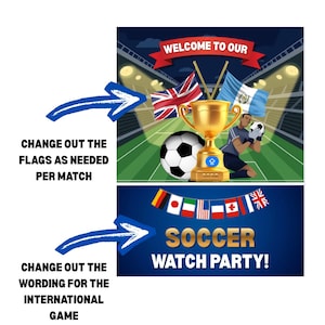 2026 Global Soccer Futbol Championship Game Watch Party Bundle image 14