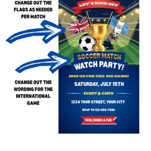 2026 Global Soccer Futbol Championship Game Watch Party Bundle image 7