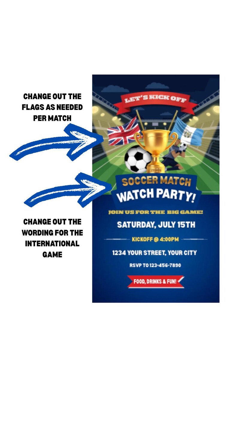 2026 Global Soccer Futbol Championship Game Watch Party Bundle image 7