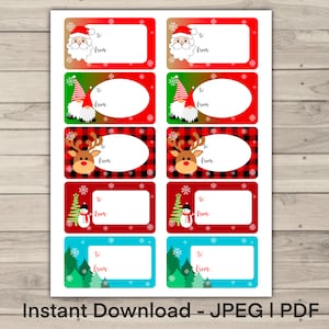 Weihnachten Etiketten, sofort Download, Winter Urlaub, digitaler Download, Weihnachten Geschenkanhänger Aufkleber