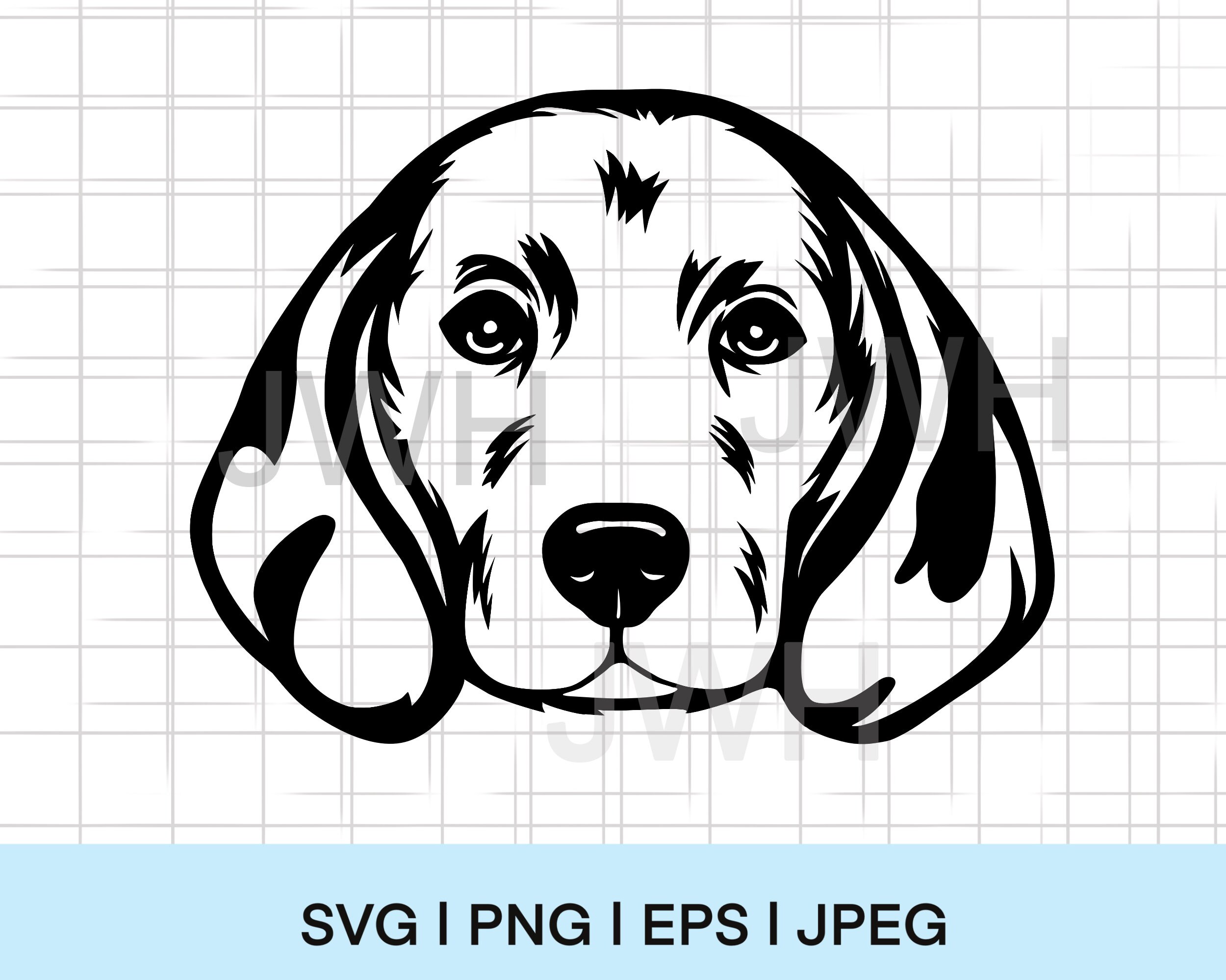 Beagle Dog SVG PNG EPS Instant Download Digital Download Etsy