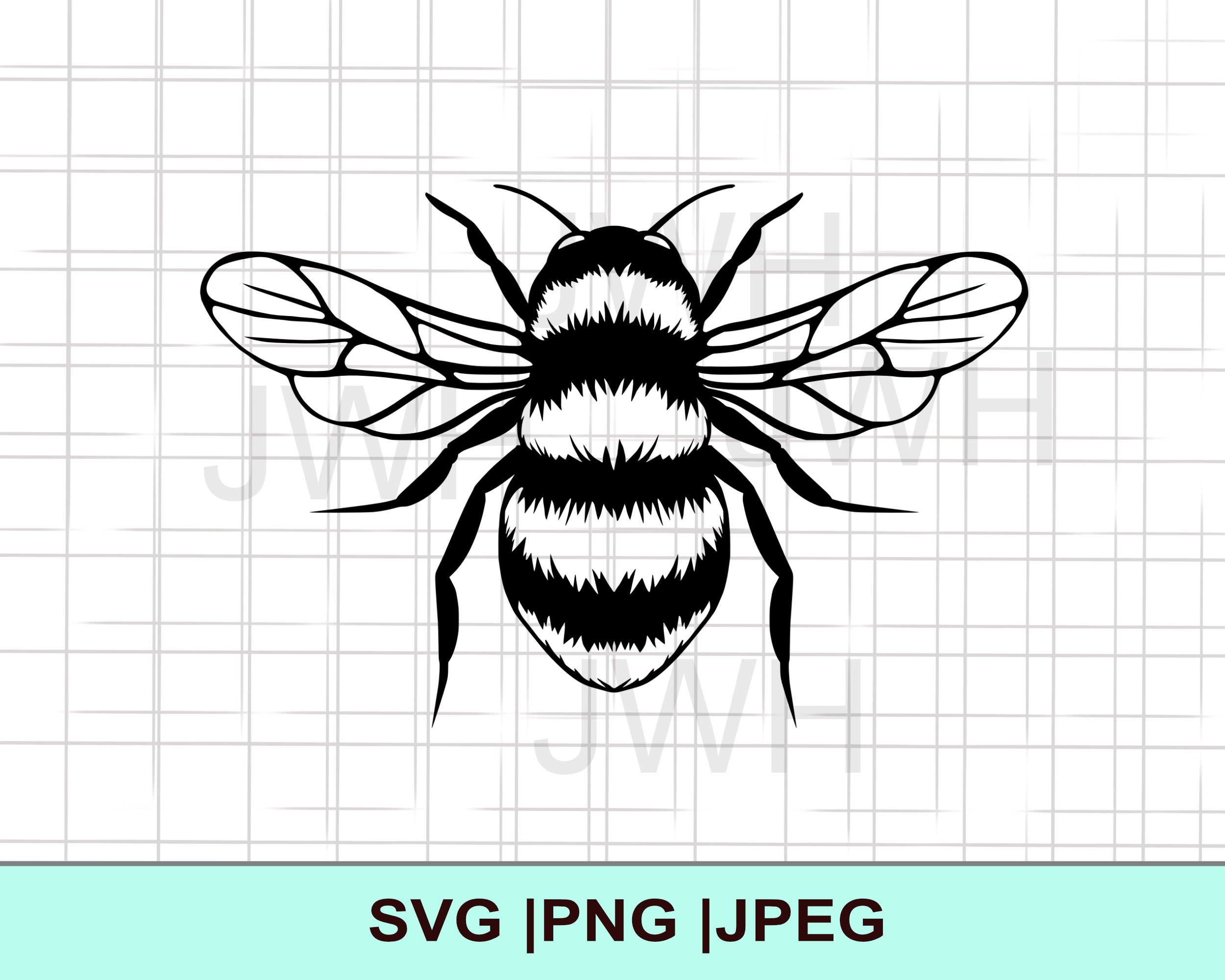 Bee SVG PNG JPEG Instant Download Digital Download Bee Etsy UK