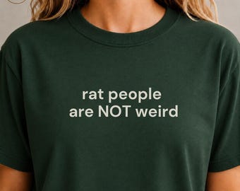 Rat People Are Not Weird Shirt, Funny Rat Lover Gift, Pet Rat Owner Tee, Rat Mom Shirt, Rat Dad Gift, Rodent Lover