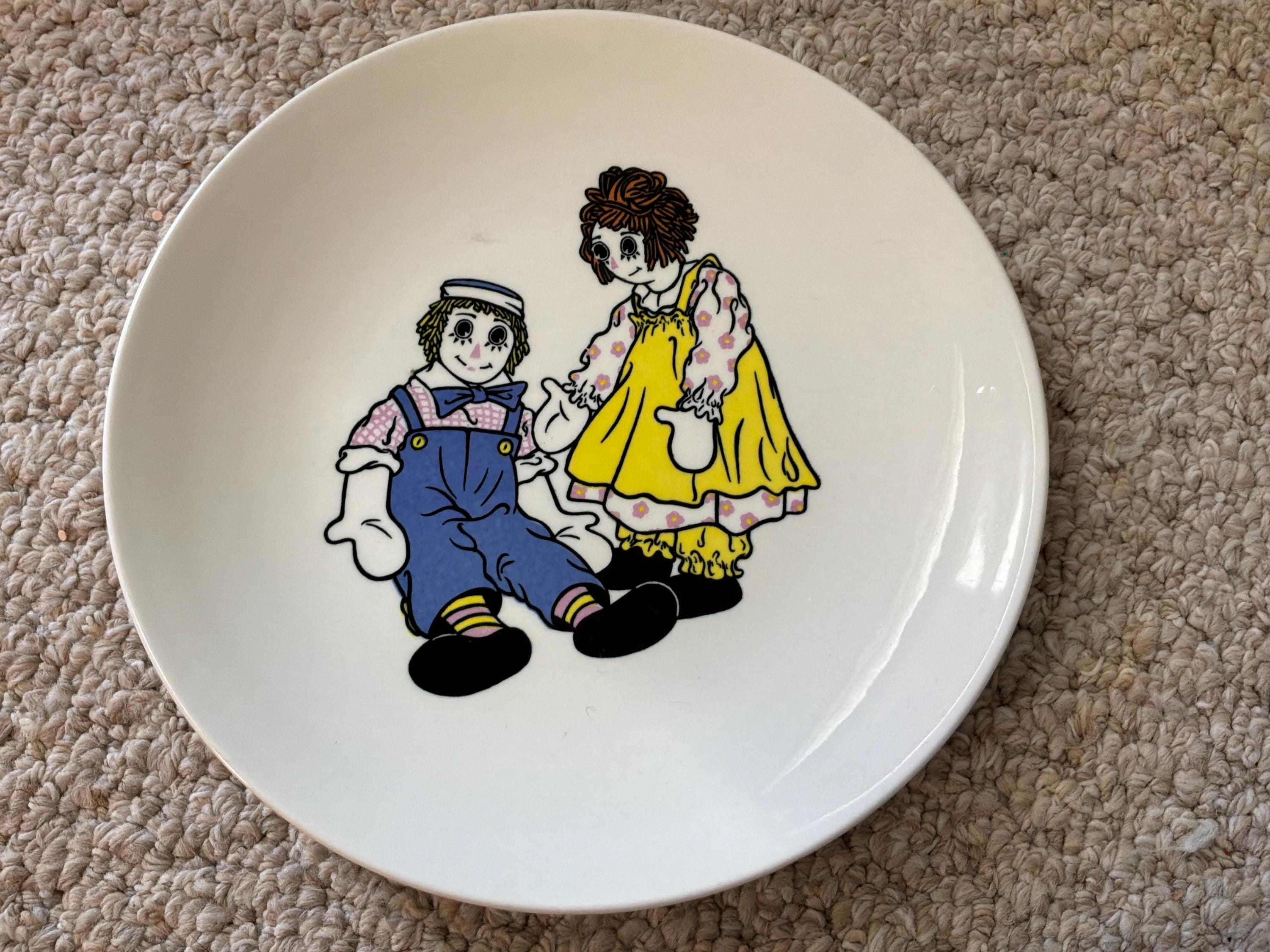 Raggedy Ann and Andy Plate - Etsy