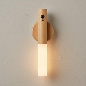 Magnetic LED Wall Light with Motion Sensor, Rechargeable Night Lamp