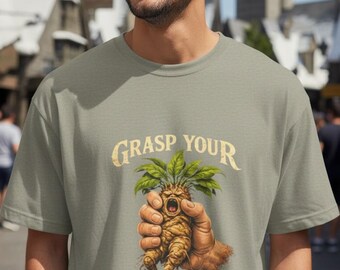 Grasp Your Mandrake Shirt | Wizard Plant Graphic Tee | Theme Park Fan Shirt | Magical Herbology Shirt | Bella Canvas 3001