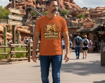 Wildest Ride Wilderness Western Theme Park Shirt, Bella Canvas Graphic Tee