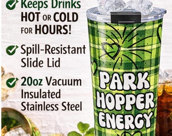 St. Patrick's Day Becher | Park Hopper 20 Unzen Edelstahl Reisebecher
