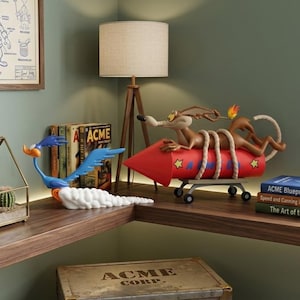 Wile coyote figurine - Etsy 日本