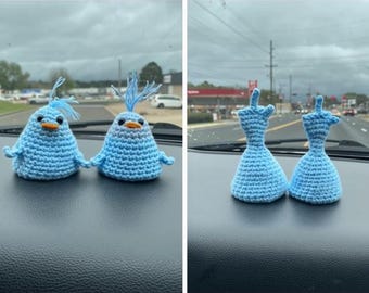 Handmade Crochet Flip Bird Plush – Sarcastic Amigurumi Toy (100% correct Pattern)