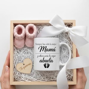 Siempre la mejor Mamá ceramic mug | Spanish Mother's Day coffee cup vas a ser abuela