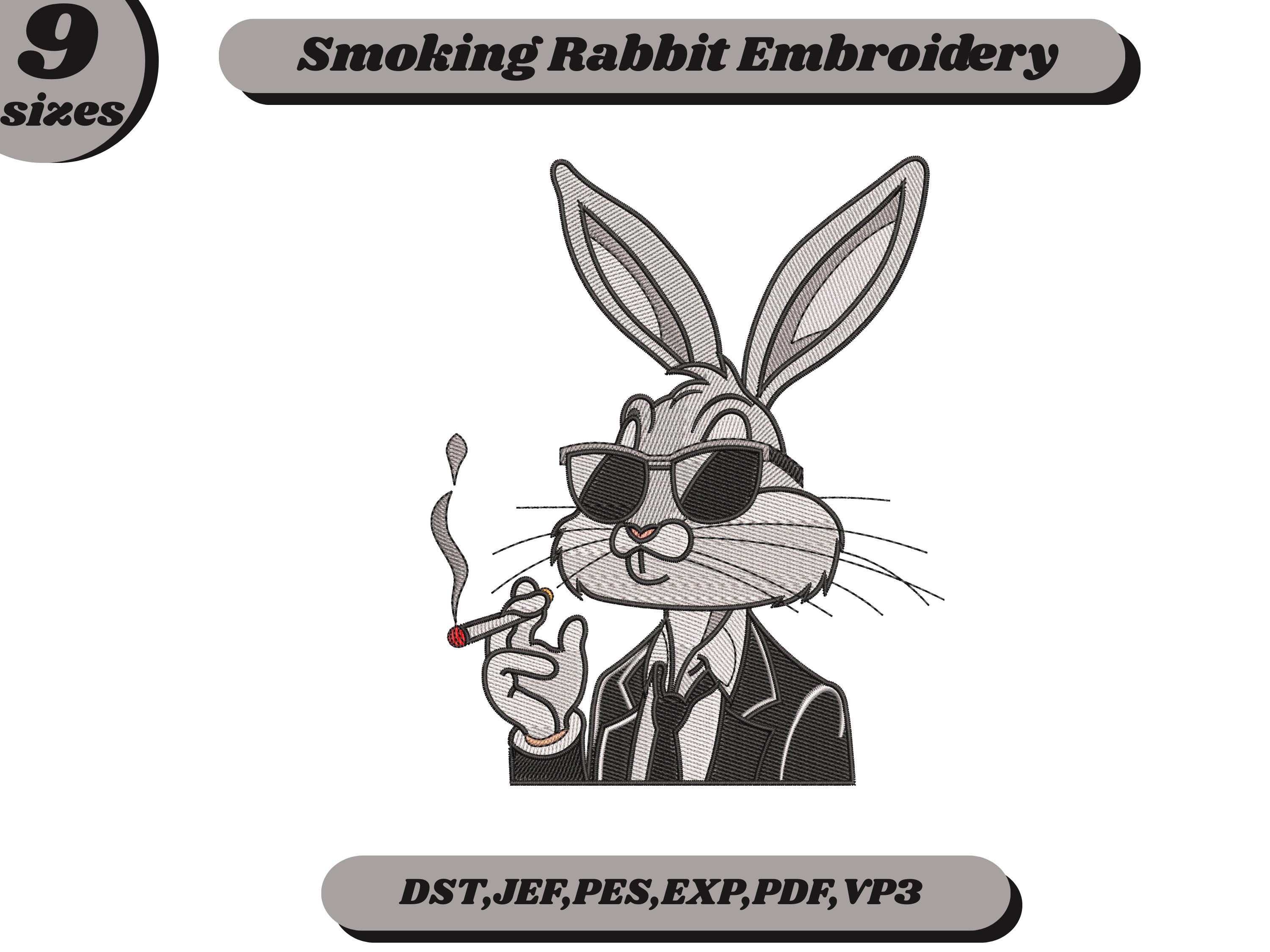 bunny smoking a cigarette Bunny Smoking