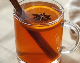 Receta de sidra de manzana picante / Bebida reconfortante de invierno (Descarga PDF)