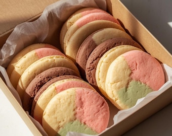 Receta de Galletas de Colores / Galletas de Mantequilla Suaves (Descarga Digital)