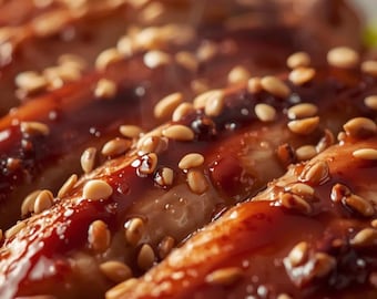 Receta de tazón de pollo teriyaki saludable / Cena rica en proteínas (Descargar PDF)