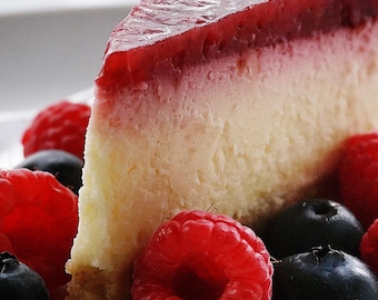 No-Bake Raspberry Cheesecake Recipe – Easy Dessert PDF