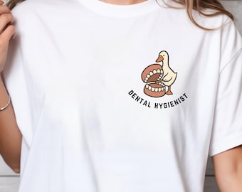 Dental Hygienist Shirt Silly Goose, Dental Team Shirt, Dental Office Tee, Cute Dental Humor Shirt, Dental Clinic Staff Uniform Tee