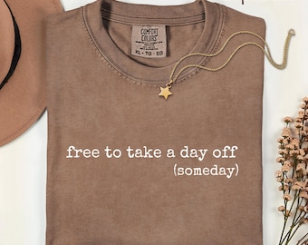 Burnout Shirt, Funny Day Off Work Humor Tee for Self-Employed Entrepreneurs Comfort Colors®