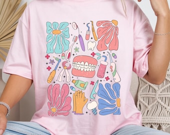Dental Squad Shirt, Orthodontic Tee, Ortho Squad Shirt, Dental Hygienist Tee, Orthodontic Assistant Tshirt, Dentist Shirt, Dental Tools Tee