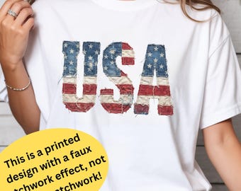 Comfort Colors USA 250th Birthday Shirt, America 250th Anniversary Shirt, Patriotic 4th of July Tee, Print Only Not a Patch