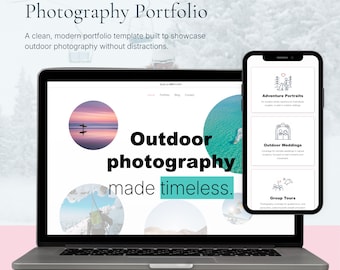 Sitio web de portafolio de fotografía: plantilla adaptable de Wix Studio para fotógrafos y creadores visuales