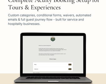 Configuración de reservas de Acuity: tours, exenciones y automatizaciones