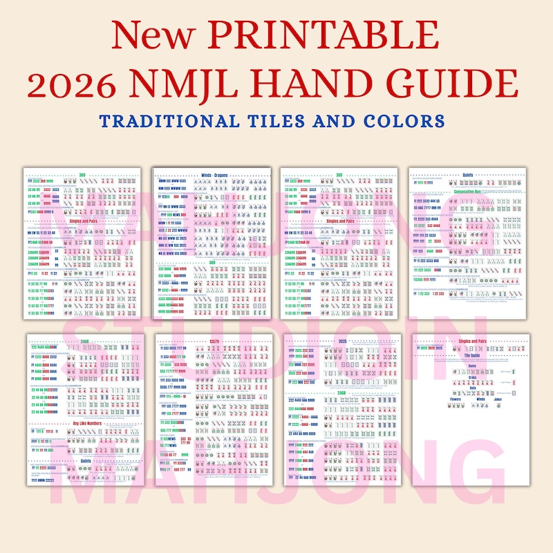 Printable 2025 Mahjong Card Pdf Etsy printable-2025-mahjong-card-pdf-etsy