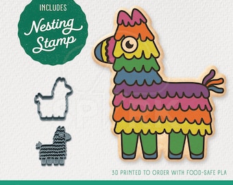 Piñata Cookie Cutter & Stamp Set, Available in 4 Sizes