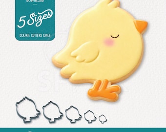 Emporte-pièce à l'emporte-pièce poussin pour impression 3D, 5 tailles incluses