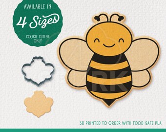 Emporte-pièce en forme d'abeille - Disponible en 4 tailles