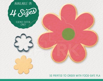 Emporte-pièce Fleur, disponible en 4 tailles