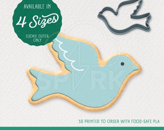 Dove Cookie Cutter Shape - Available in 4 sizes