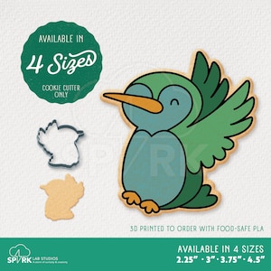 Humming Bird Cookie Cutter Shape - Available in 4 sizes