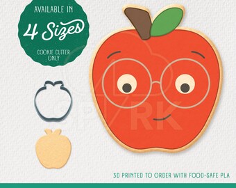 Apple Cookie Cutter Shape - Available in 4 sizes