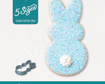 Modèle 3D avec emporte-pièce lapin pour impression 3D, 5 tailles incluses