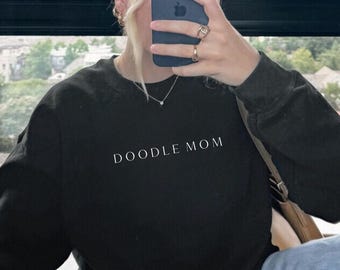 Doodle moeder sweatshirt, trui poedel moeder, trui hond eigenaar, goldendoodle trui, grappige moeder huisdier cadeau, labradoodle moeder
