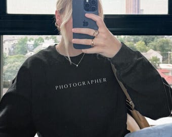 Photographer Sweatshirt Comfort Colors , Photography Sweatshirt , Funny Photographer Sweater , Camera Photographer Gift