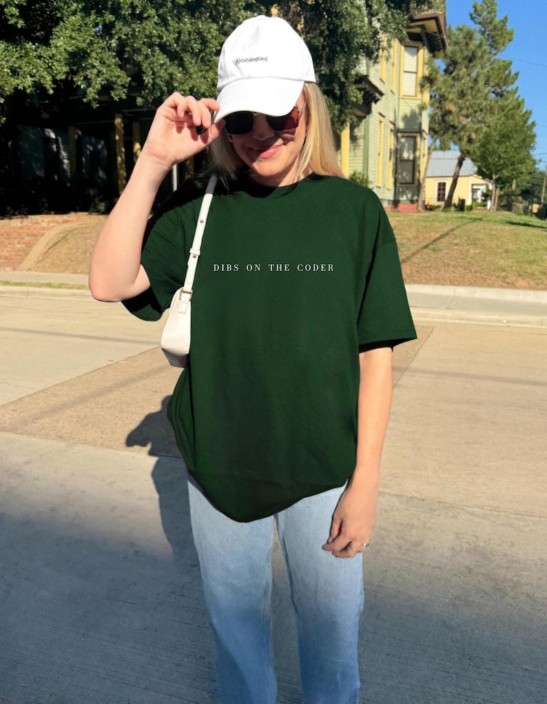 Dibs On The Coder-shirt, cadeau voor programmeurs, verjaardagscadeau voor softwareontwikkelaars, afstudeercadeau informatica, bedankje voor het programmeerteam afbeelding 10