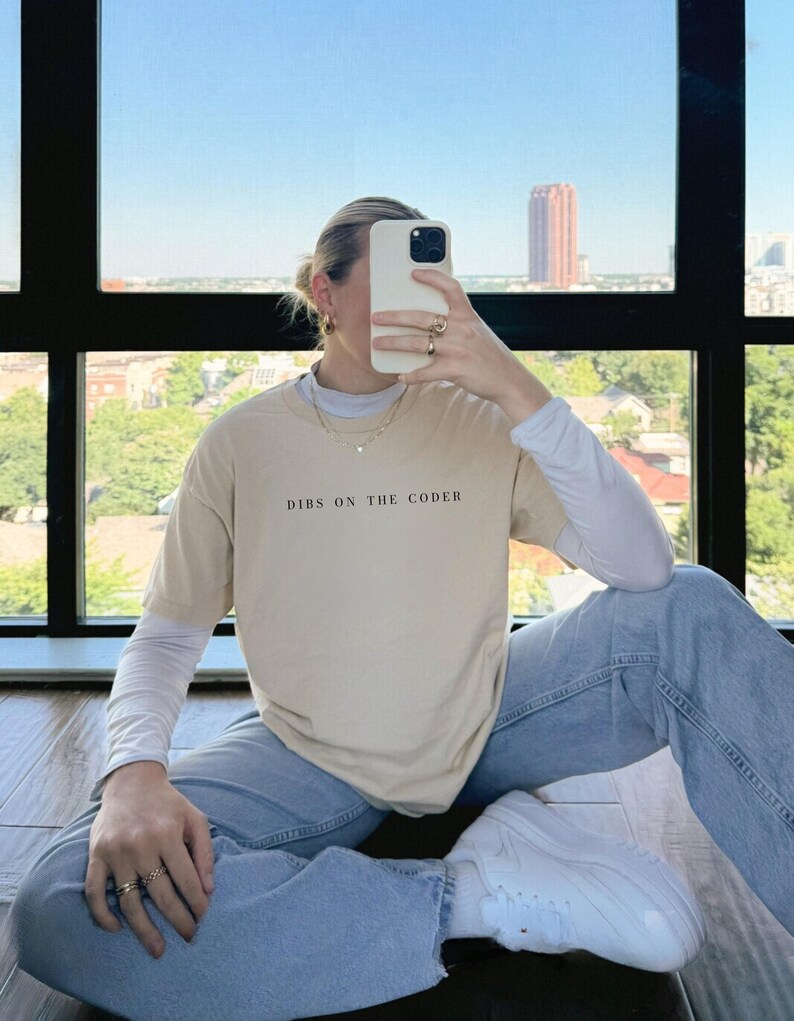 Dibs On The Coder-shirt, cadeau voor programmeurs, verjaardagscadeau voor softwareontwikkelaars, afstudeercadeau informatica, bedankje voor het programmeerteam afbeelding 11