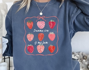 Trauma ICU ist mein Jam-Sweatshirt, Komfortfarben-Sweatshirt, Trauma-Einheit Geschenk, ICU-Sweatshirt, Krankenschwester Geschenk