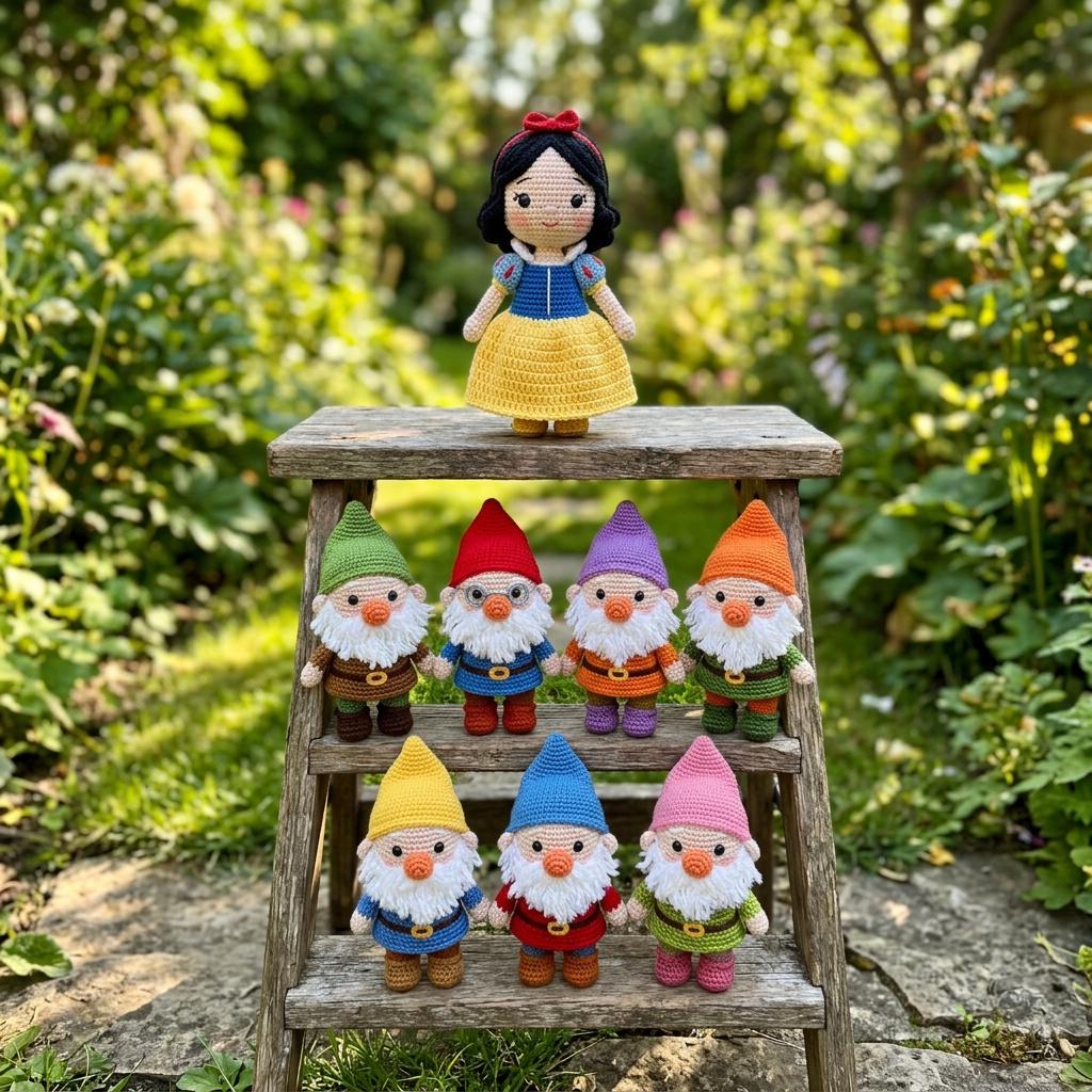 かぎ針編みの七人の小人 - Etsy 日本